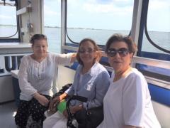 Ladies on the Freeport Water Taxi