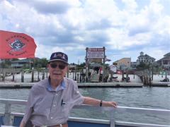 Ted on the Water Taxi