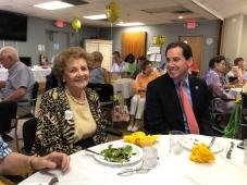 Matilda Cuomo with Senator Kaminski