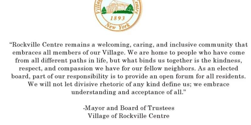Statement from the Mayor and Trustees